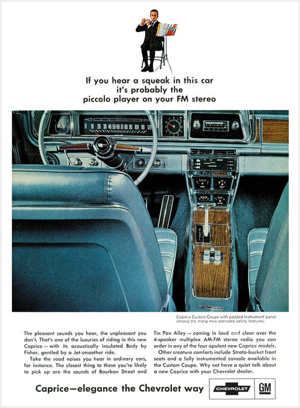 1965-69 Chevrolet Caprice Ads: How To Sell A Luxury Chevy 8 1966 Chevrolet Caprice ad
