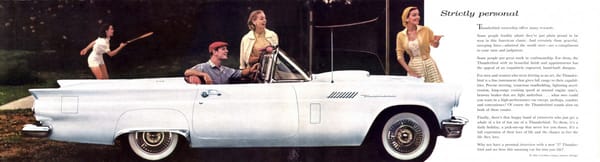 Curbside Classic: 1957 Ford Thunderbird - The Most Perfectly Styled American Car Of The 1950s? 26 1957 Ford Thunderbird 02 03
