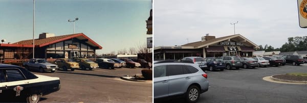 Vintage Picture Outtake: Lunchtime, Then And Now 5 Comparison