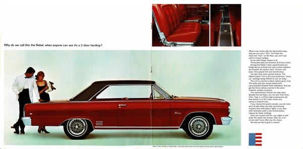 Cohort Pic(k) Of The Day: 1966 Rambler Classic Rebel - Sensible Rebellion 3 6