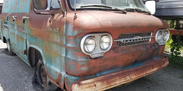 Curbside Find: 1961-62 Corvair 95 Corvan - Waiting To Be Back On Service? 7 53831400188 6af476638e k