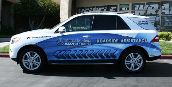 Mercedes Benz of Ontario Roadside Assistance Vehicle