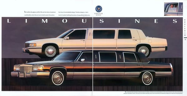 Curbside Classic: 1985 Cadillac DeVille Limousine - No, It's Not A Fleetwood Seventy-Five 13 1992 Cadillac Full Line Prestige 53