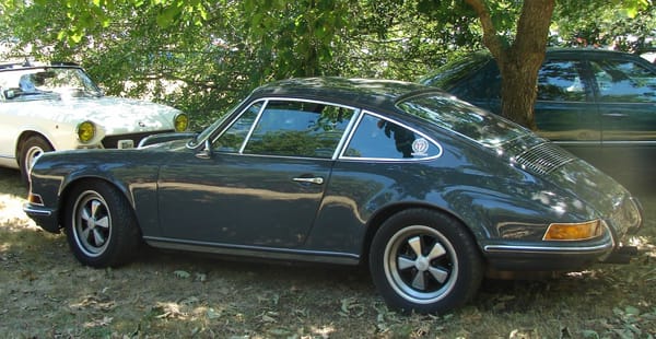 Car Show Classics: At The Chappelle de Vehicules Anciennes At Tonneins, France, For The Fete Of Saint Christopher. 48 911.1