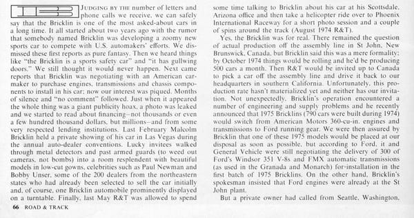 Vintage R&T Review: The Bricklin - Great Job or Con Job? 2 bricklin0001-crop-b