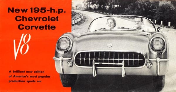 Curbside Classic: 1957 Ford Thunderbird - The Most Perfectly Styled American Car Of The 1950s? 9 1955CorvetteBrochure