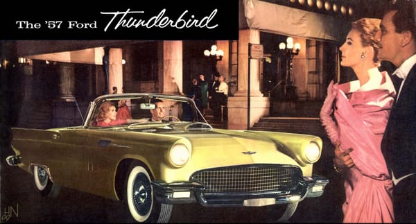 Curbside Classic: 1957 Ford Thunderbird - The Most Perfectly Styled American Car Of The 1950s? 13 1957 Ford Thunderbird 01