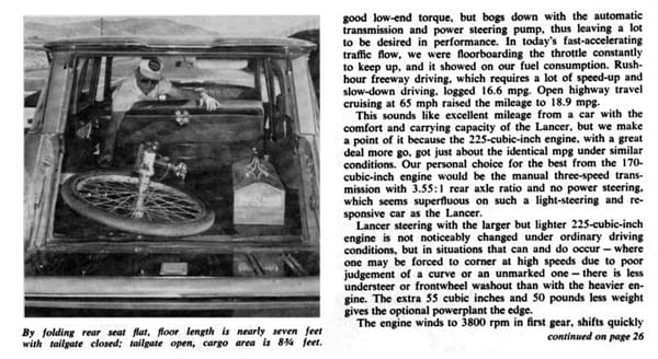 Vintage Review: 1961 Dodge Lancer With Three Slant Sixes: 170, 225 & 225 Hyper-Pak - Does It Live Up To The Hype? 7 la 2