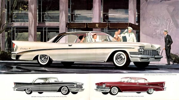 Car Show Capsule: 1959 Chrysler Windsor Coupe – Suddenly, It’s Still 1957! 6 1959 Chrysler brochure saratoga