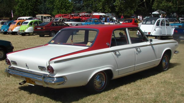 Car Show Classics: At The Chappelle de Vehicules Anciennes At Tonneins, France, For The Fete Of Saint Christopher. 56 64 dodge dart.2