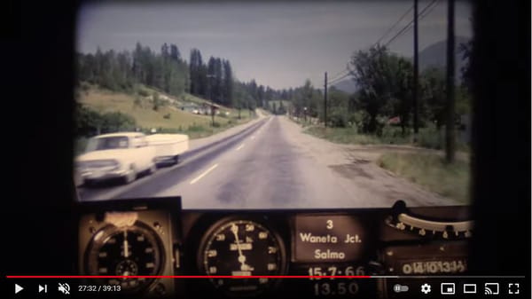 CC Virtual Road Trip - Osoyoos to Creston, British Columbia, 1966 4 Fiat towing