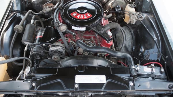 My 1970 Buick Riviera (Part 2): A Challenging "Student Driver” Car And An Unexpected Crash Test 12 455 engine compartment
