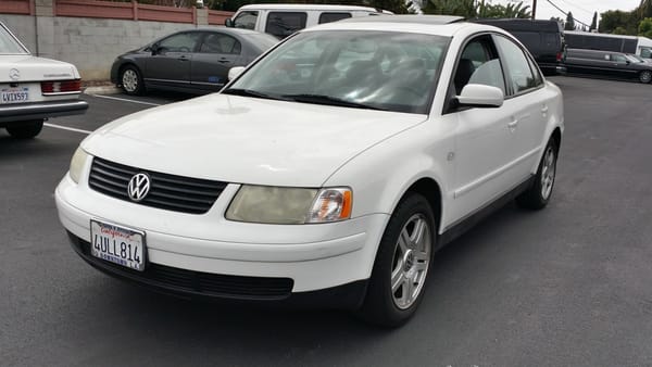COAL: 2001 Passat GLX 5 Speed – From the Chrysler Frying Pan Into The VW - er - Frying Pan 9 2001PassatFLeft34