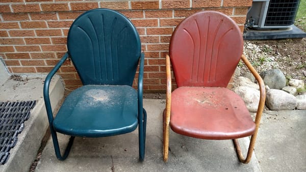 My Patio Classics: Steel Lawn Chairs - A Restoration Project For JPC 1 JPCChairs19