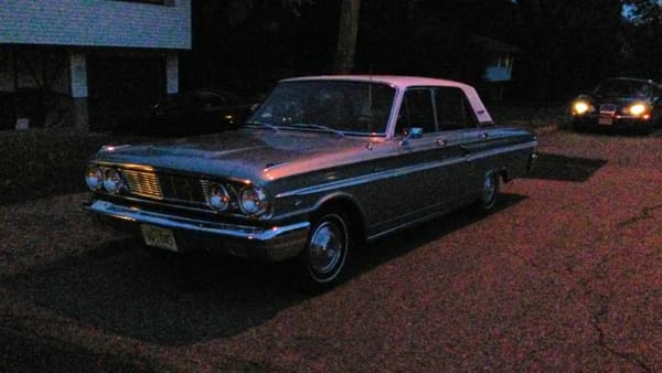 CC At Night: 1964 Ford Fairlane 500--The Once Commonplace Becomes Exotic 1 20220608 205415