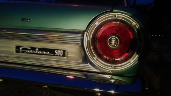 CC At Night: 1964 Ford Fairlane 500--The Once Commonplace Becomes Exotic 6 20220608 205547