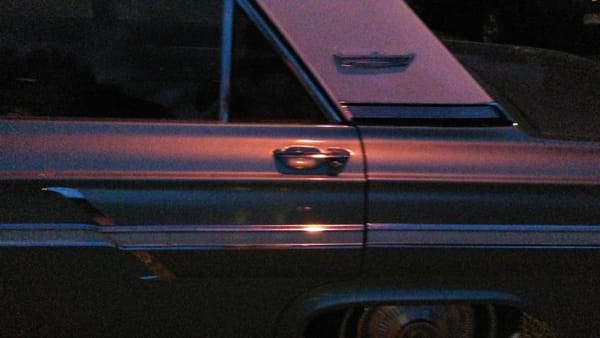 CC At Night: 1964 Ford Fairlane 500--The Once Commonplace Becomes Exotic 3 20220608 205615