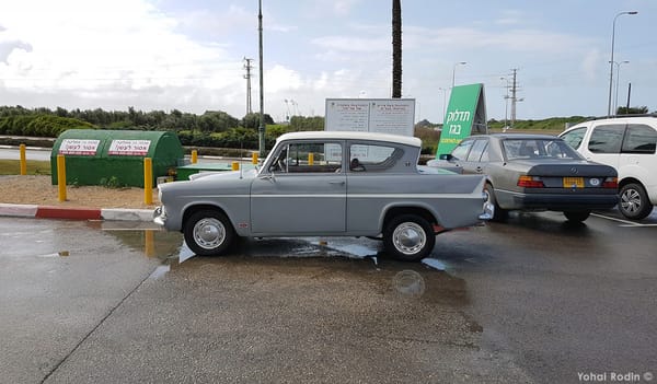 CCs In Israel: March 2020 – Usual Suspects Apply Here 9 Grey Ford Anglia 105E