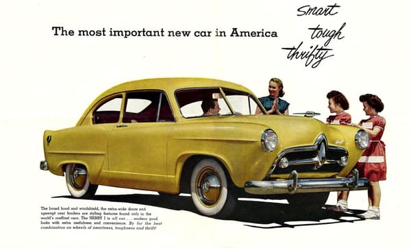 Junkyard Classic/Automotive History: 1955 Rambler Cross Country - How Rambler Won The Compact And Price Wars Of The 1950's And Saved AMC 30 Henry J 1951 ad