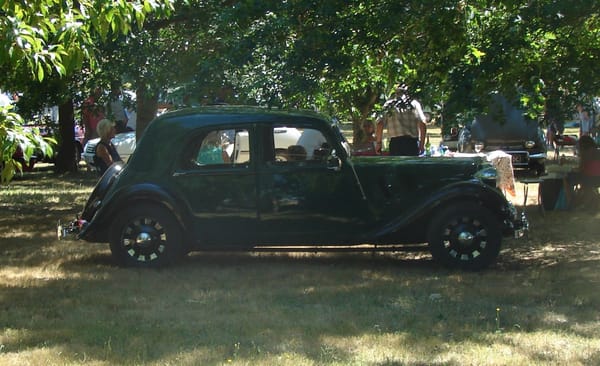 Car Show Classics: At The Chappelle de Vehicules Anciennes At Tonneins, France, For The Fete Of Saint Christopher. 58 traction avant 7