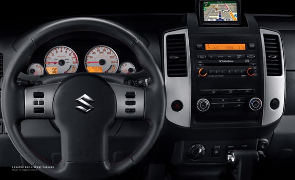 Curbside Capsule: 2009-12 Suzuki Equator - Suzuki's Last Frontier In Badge Engineering 8 Suzuki Equator brochure dashboard