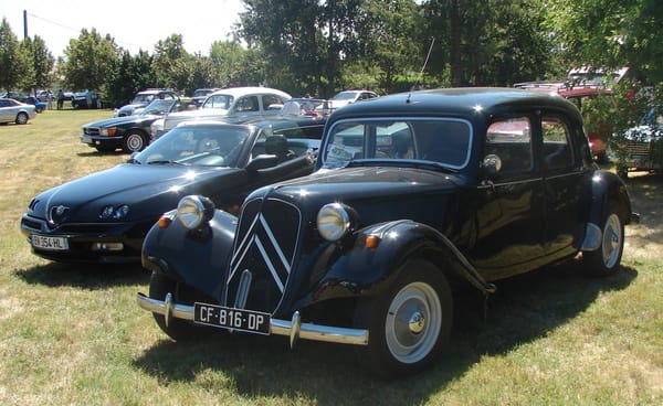 Car Show Classics: At The Chappelle de Vehicules Anciennes At Tonneins, France, For The Fete Of Saint Christopher. 13 Traction Avant post war