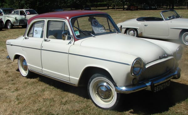 Car Show Classics: At The Chappelle de Vehicules Anciennes At Tonneins, France, For The Fete Of Saint Christopher. 43 aronde p60