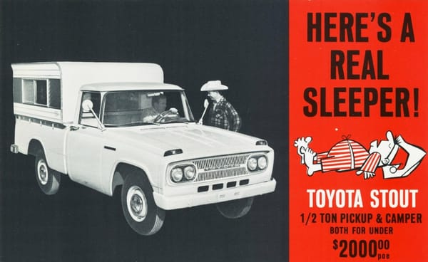 Vintage Ad: 1965 Toyota Stout - 1/2 Ton Pickup And Camper For $2,000 1 4141973912 0a56b4b2e4 o