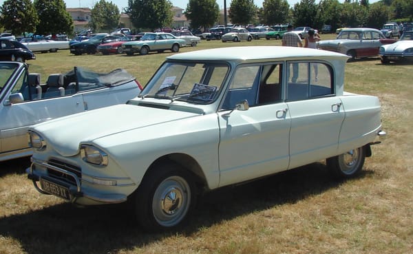 Car Show Classics: At The Chappelle de Vehicules Anciennes At Tonneins, France, For The Fete Of Saint Christopher. 4 Citroen Ami 8