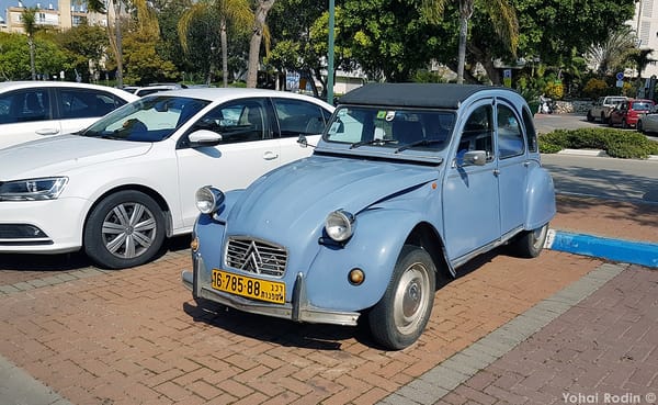 CCs in Israel: February 2021 - More Variety Coming Your Way 16 Powder blue Citroen 2CV