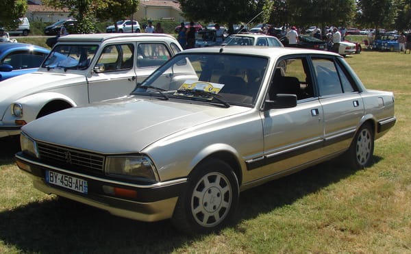 Car Show Classics: At The Chappelle de Vehicules Anciennes At Tonneins, France, For The Fete Of Saint Christopher. 30 505 turbo
