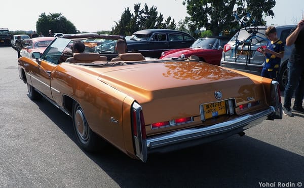 Car Show Classics: It's the Smorgasbord That is Israel's Classic Community 23 1976 Bronze Cadillac Fleetwood Eldorado Convertible