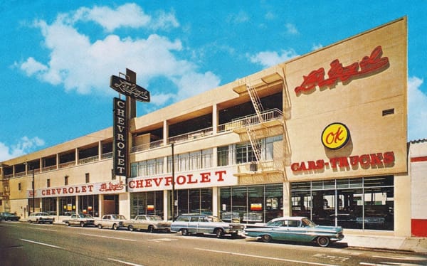 Vintage Postcards: Chevrolet Dealers In The 1960s 2 Captura de pantalla 2025 06 27 21.54.11