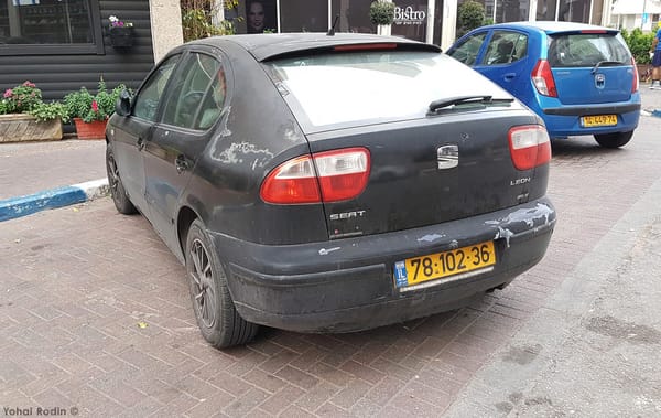 CCs In Israel: March 2020 – Usual Suspects Apply Here 4 Black Seat Leon