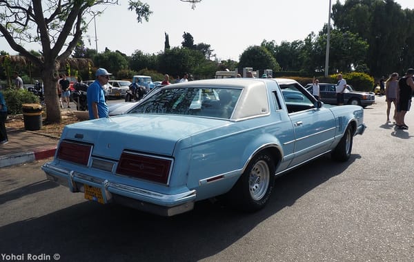 Car Show Classics: It's the Smorgasbord That is Israel's Classic Community 28 1979 Blue Ford Thunderbird