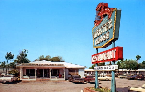 Vintage Postcards: Restaurants And Diners In The '50s & '60s - Colorful Signs And Cars Of The Era 11 Captura de pantalla 2025 06 03 23.46.45 copia