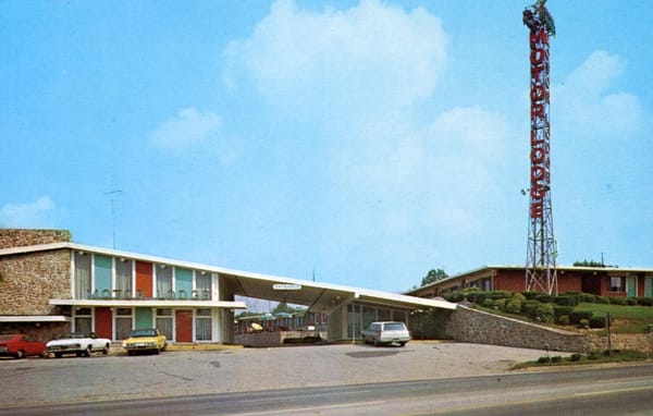 Vintage Postcards: Modernist Motels - 1950s-1960s 12 Captura de pantalla 2025 07 06 16.14.28