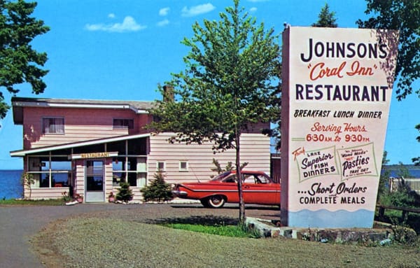 Vintage Postcards: Restaurants And Diners In The '50s & '60s - Colorful Signs And Cars Of The Era 8 Captura de pantalla 2025 06 04 00.13.12 copia
