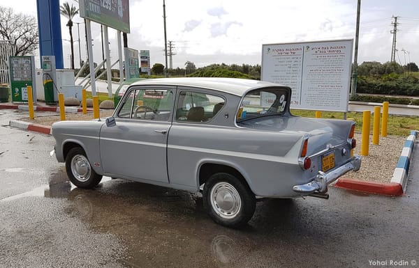 CCs In Israel: March 2020 – Usual Suspects Apply Here 11 Grey Ford Anglia 105E