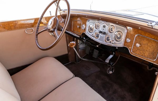 Dashboard Evolution Part 1 of 2, Pre-War Symmetry 11 Screenshot 2025 05 04 at 20 48 18 1934 Packard 1108 Twelve Sport Sedan by Derham Arizona 2025 RM Sothebys