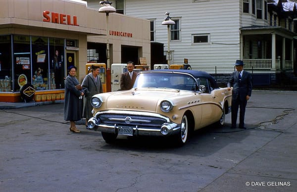 Vintage Snapshots: Me and My Car, Part 1 13 DG Me 57 Buick flint Mi