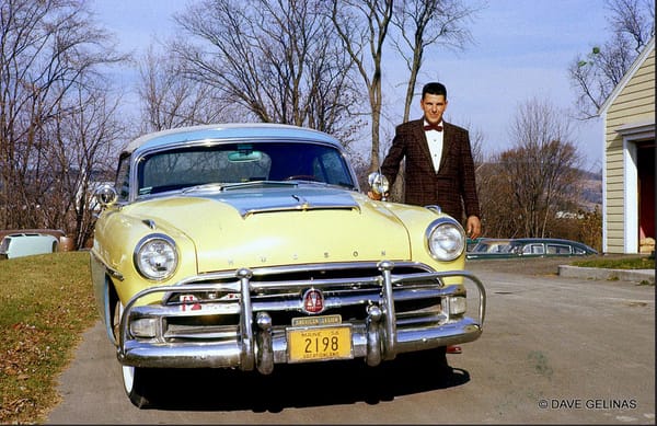 Vintage Snapshots: Me and My Car, Part 1 2 DG Me 54 hudson 2