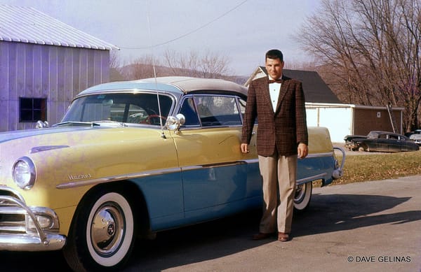 Vintage Snapshots: Me and My Car, Part 1 1 DG Me 54 hudson conv