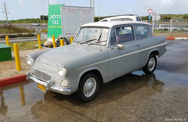 CCs In Israel: March 2020 – Usual Suspects Apply Here 10 Grey Ford Anglia 105E