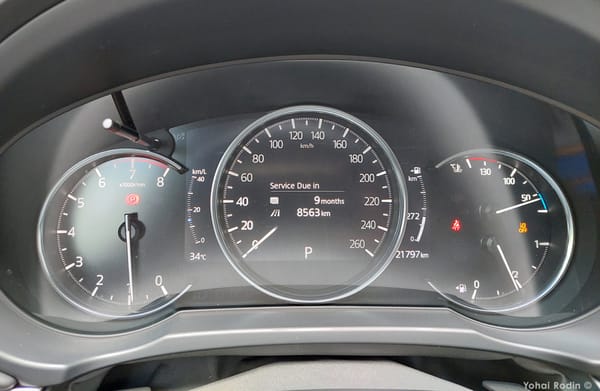 Mazda CX-5 instrument cluster