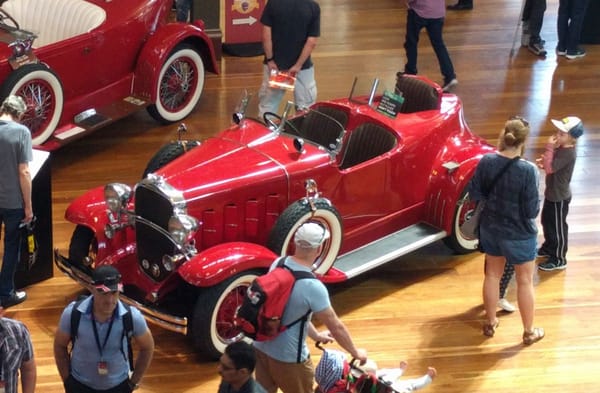 Car Show Classics: Vintage GM Roadsters At Motorclassica 5 1932 Chevrolet boat tail