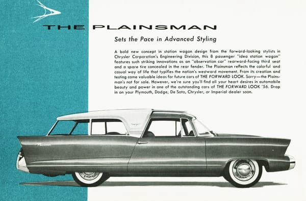 Curbside Classic: 1959 Chrysler AP2 Plainsman - Happy Accident 8 1956 Chrysler Corporation Plainsman Concept Vehicle