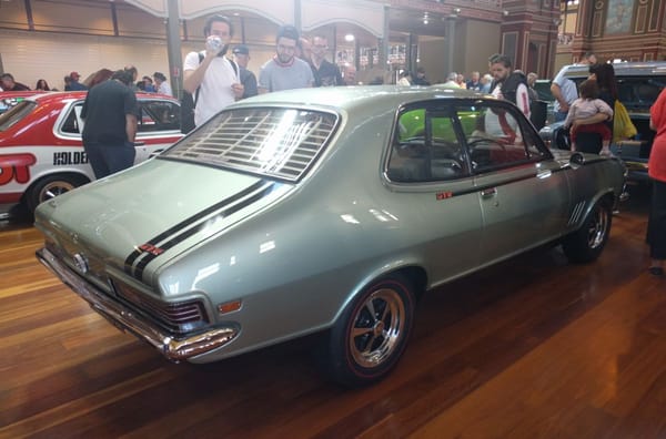 Car Show Classic: 2017 Motorclassica - A Hall Of Holden History 35 1970 Holden LC Torana GTR side
