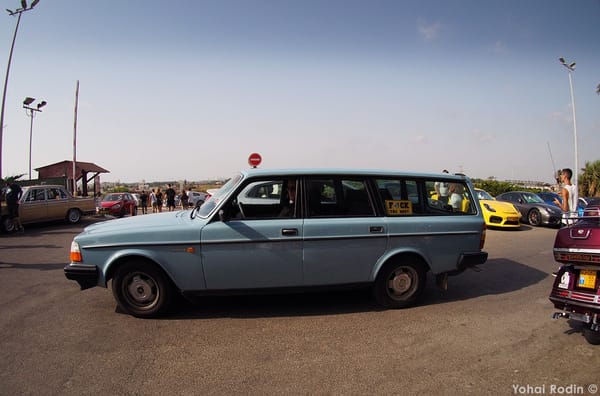 Car Show Classics: It's the Smorgasbord That is Israel's Classic Community 58 1984 Blue Volvo 245 GL Wagon