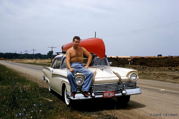 Vintage Snapshots: Me and My Car, Part 1 17 DG Me 57 ford Ill